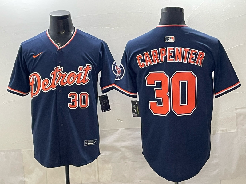Men Detroit Tigers #30 Carpenter blue  Nike 2026 MLB Jersey 0402001->->MLB Jersey